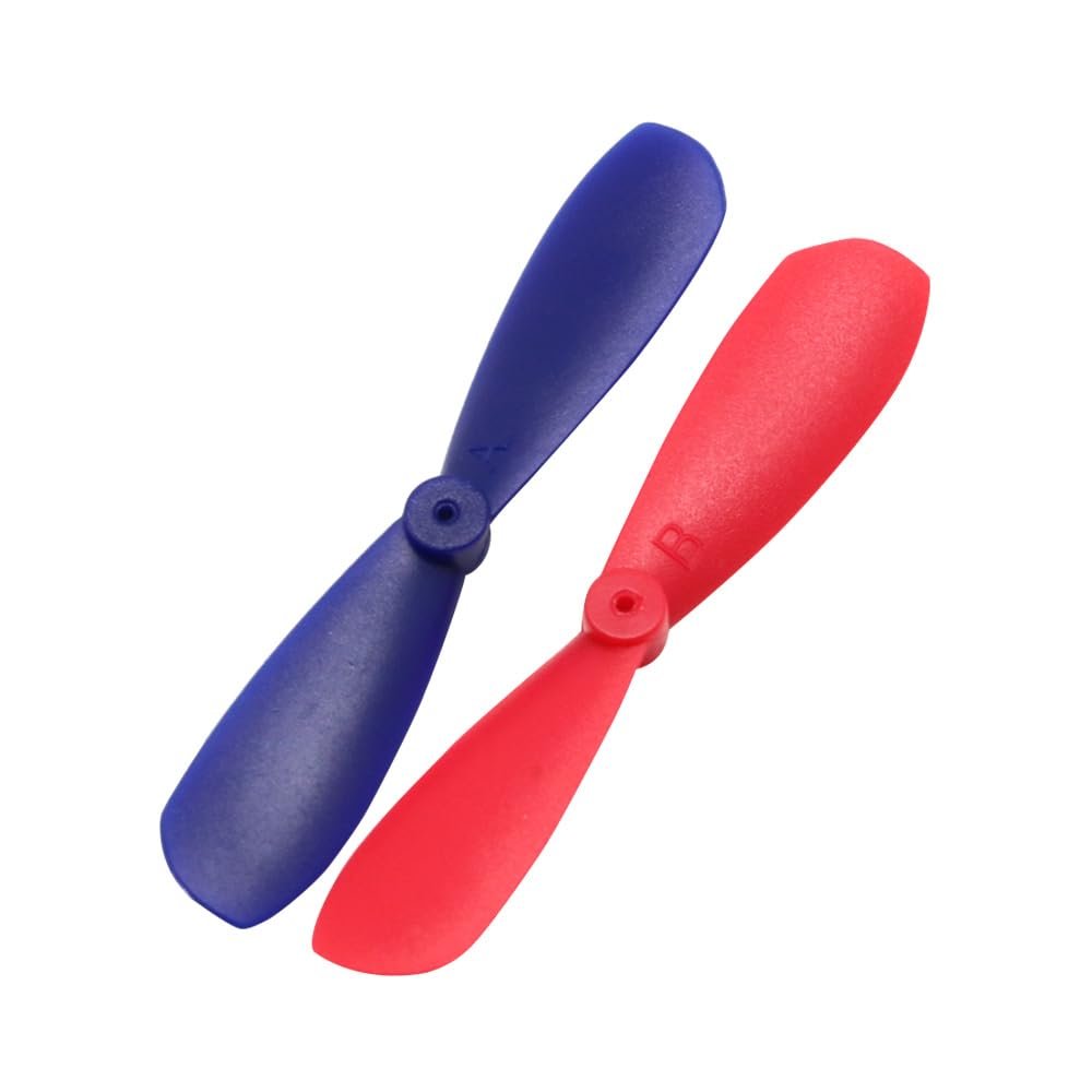 10pcs 46mm 4.6cm 0.8mm 1.0MM CW CCW AB Props Propellers Main Blades fit 716 615 720 Coreless Motor for Airplane Drone Parts(1.0MM Hole)
