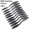 10Pcs/lot 8060 Propellers Glass Fiber & Nylon Props for RC Airplane Quadcopter Perfect 8x6 RC Airplane Propellers Blades view 2