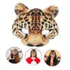 KICHOUSE Eva Leopard Half Face Mask for Halloween Costume Mask for Festivals Fun Cosplay Accessory for Men and Women view 4