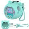 JCHPINE Silicone Cover Case for Punirunes Interactive Digital Toy, Protective Skin Sleeve for Punirunes Digital Pet Toys Squishy Characters Electronic Pets Accessories (Teal Case) view 1