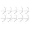 ariarly 10pcs Multipurpose Action Figure Display Stand, Flexible Plastic Holder Base for 1/144 Scale , Suitable for SD BB HG Collections (ABS 3) view 2