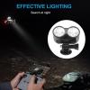 Drone Owl Searchlight, 4 Modes Double Bright Beads Drone Night Flying Light for AIR 2S, AIR 2 view 3