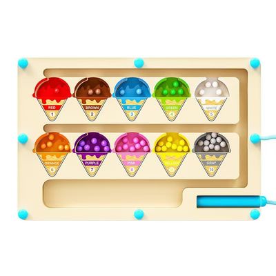 Magnetic Color & Number Maze