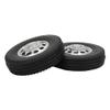 2PCs Front Wheel for Tamiya 1/14 RC Truck Tractor with Aluminum Alloy 10 Hole Wheel Hub view 3