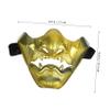 Abaodam Japanese Cosplay Mask for Halloween Parties Comfortable Half-face Design Suitable for Role Playing Music Festivals and Dance Unisex Craftsmanship view 2