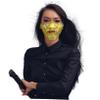 Abaodam Japanese Cosplay Mask for Halloween Parties Comfortable Half-face Design Suitable for Role Playing Music Festivals and Dance Unisex Craftsmanship view 4