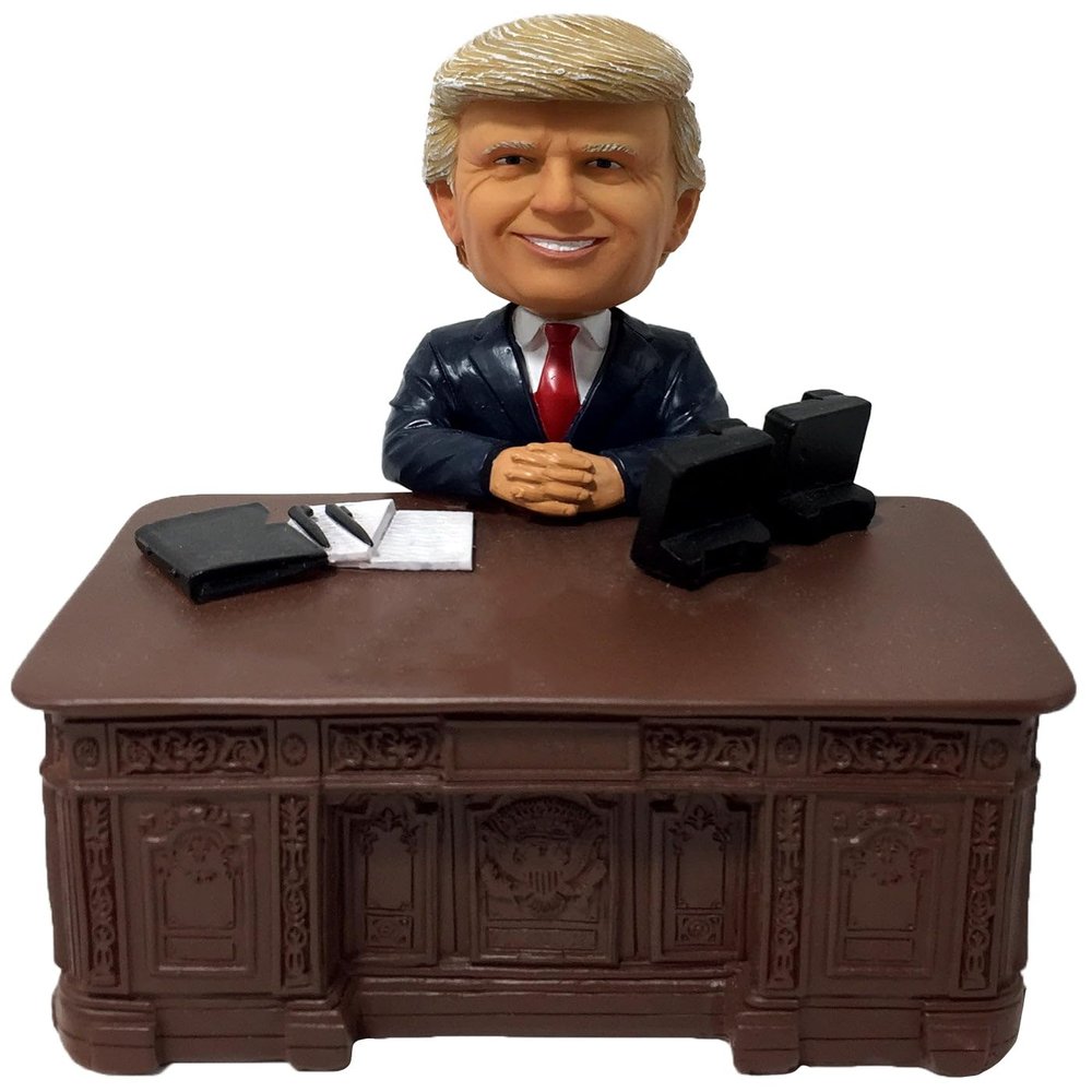 Donald Trump President Resolute Desk White House United States Bobblehead