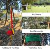 SZHTMZXC 70ft Zipline Kit for Kids and Adults 350Lbs Backyard, Zip Line Stainless Steel Spring Brake, Adjustable Seat, Dual Tightening, Easy Installation Outdoor Adventure Equipment view 4