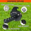 SZHTMZXC 230FT Zipline Kit for Kids and Adults Backyard with Spring Brake view 2