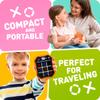 Electronic Tic-Tac-Toe Handheld Game | 3-in-1 Memory & Brain Games | Birthday Gift for Kids and Adults | Touchscreen Travel Friendly with Sound & Voice Effects for Kids Age 7+ view 2