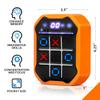 Electronic Tic-Tac-Toe Handheld Game | 3-in-1 Memory & Brain Games | Birthday Gift for Kids and Adults | Touchscreen Travel Friendly with Sound & Voice Effects for Kids Age 7+ view 3