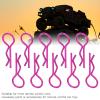 10Pcs RC Car Shell Clip RShape Metal Body Clips Pins for 1/5 1/6 1/8 1/10 RC Car (Purple) view 3