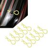 10Pcs RC Car Shell Clip RShape Metal Body Clips Pins for 1/5 1/6 1/8 1/10 RC Car (Yellow) view 2
