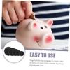 BELLIFFY 20pcs Rubber Plugs Piggy Bank Stoppers Round Stopper Covers for Money Pot view 2