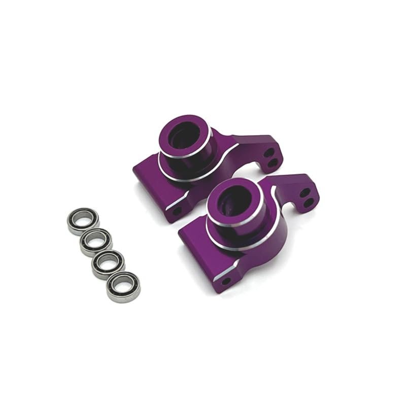 Metal Upgraded Cup Bearings for C8803 WLtoys RIaarIo 1/14 1/12 RC Car Parts(Purple)