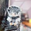 niannyyhouse 10cm-15cm 20cm Plush Doll Clothes Coat Shoes Glasses Necklace Stuffed Toy Dressup (White, 10cm-15cm) view 3