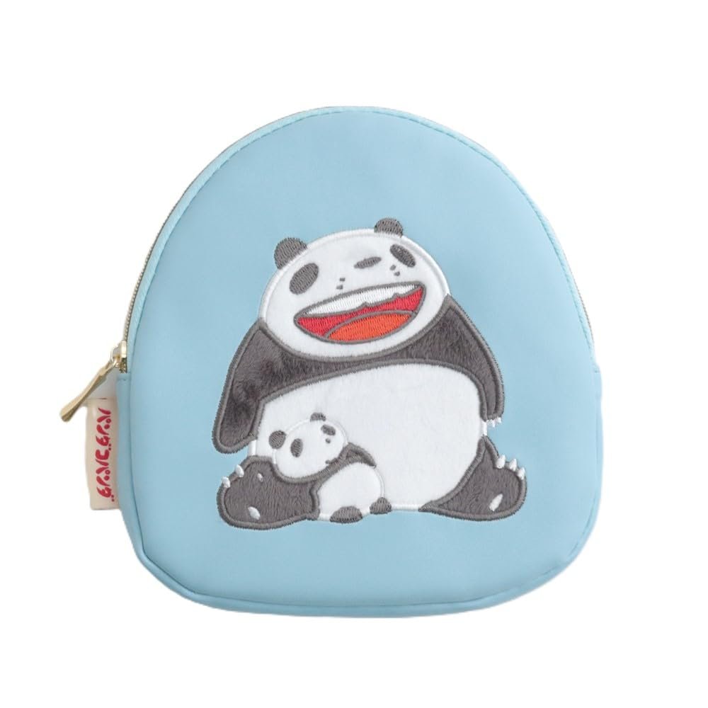 Overglad PNN-086 Panda Pouch Die Cut Boa Pouch, Blue