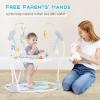 INFANS Baby Activity Center, 3 in 1 Play Center Jumpers and Bouncers with Music, Lights, Interactive Toys, 360Rotating Seat, 3 Adjustable Heights, Exersaucer Learning Toys for Baby 6-12 Months (Blue) view 2