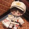 niannyyhouse 20cm Plush Doll Clothes White Police Suit 8in Stuffed Dolls Dressup view 2