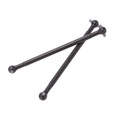 2Pcs Rear Drive Shaft Steel Blacks RC Toy Car Accessory Parts for ZD Racing 10 7191 1/10 RC Off Road Vehicle, Dog Bone Drive Shaft Rear Axle Transfer Power Efficient Rear Drive