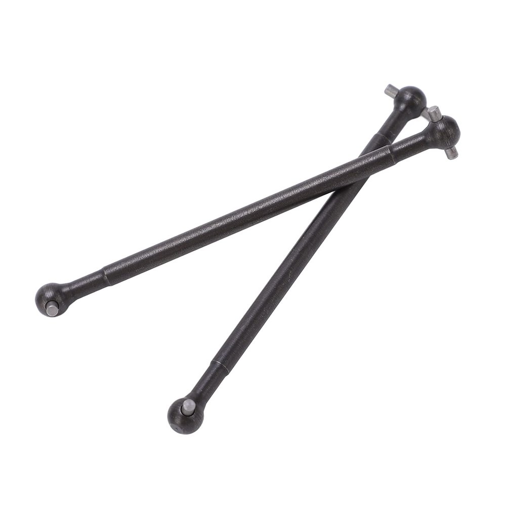 2Pcs Rear Drive Shaft Steel Blacks RC Toy Car Accessory Parts for ZD Racing 10 7191 1/10 RC Off Road Vehicle, Dog Bone Drive Shaft Rear Axle Transfer Power Efficient Rear Drive