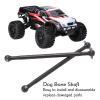 2Pcs Rear Drive Shaft Steel Blacks RC Toy Car Accessory Parts for ZD Racing 10 7191 1/10 RC Off Road Vehicle, Dog Bone Drive Shaft Rear Axle Transfer Power Efficient Rear Drive view 2