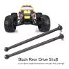 2Pcs Rear Drive Shaft Steel Blacks RC Toy Car Accessory Parts for ZD Racing 10 7191 1/10 RC Off Road Vehicle, Dog Bone Drive Shaft Rear Axle Transfer Power Efficient Rear Drive view 3