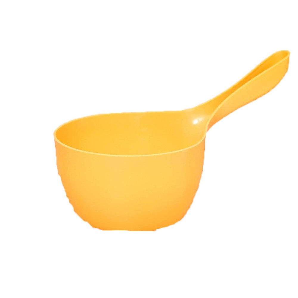 NPQPNAFC Water Scoop Candy Colored Thickened Plastic Water Ladle Shampoo Cup Flush Spoon(OneColor)