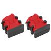 equlup RC Car Fuel Tank, 2pcs 42x34x20mm RC Car Simulated Fuel Tank Mount Mini Oil Can Decoration Accessory for 1/8 1/10 SCX10 RC Crawler Car (Red) view 4