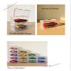40 Pcs 1/64 Scale Toy Car Display Case for Hot Wheels, Matchbox, Model & Mini Cars  Clear Acrylic Storage Organizer with Snap-On Dust Cover for Collectibles (White Transparent) view 3