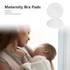 12 Pack Washable Breast Pads Reusable Nursing Pads Breastfeeding Supplies Absorbent Vented Leak Proof Nursing Pads, Pure Cotton Washable Leakproof Nursing Breast Pads view 3