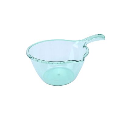 NPQPNAFC Spoon 1Pc Transparent Water Scoops with Spout, Thicken Kitchen Cooking Hanging Water Ladle, Shower Shampoo Water Spoon Spoon(OneColor)