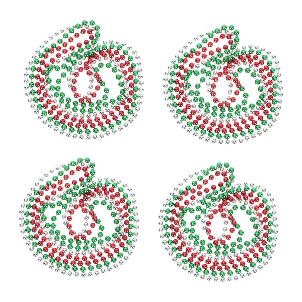 Abaodam 12pcs Mexican Carnival Party Necklaces Festive Beaded Neck Pendants for Celebrations Lightweight Necklaces for Gatherings