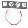 Abaodam 12pcs Mexican Carnival Party Necklaces Festive Beaded Neck Pendants for Celebrations Lightweight Necklaces for Gatherings view 3
