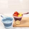 NPQPNAFC Water Scoop Folding Water Ladle Collapsible Kitchen Water Scoop Bath Spoon Ladle Bathroom Hair Washing Water Scoop Shampoo Rinse Cup Spoon view 4