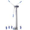 Rinnland Windmill Model - Large-Sized Wind-Up Wind Turbine Science Teaching Tool for Children - STEM Toy view 1