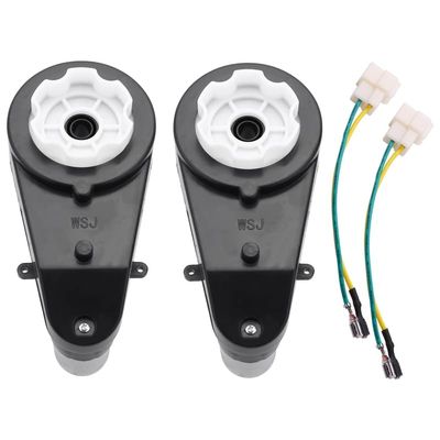 2 Pcs 550 Universal Children Electric Car Gearbox With Motor, 12Vdc Motor With Gear Box, Kids Ride On Car Baby Car Parts