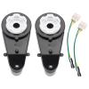 2 Pcs 550 Universal Children Electric Car Gearbox With Motor, 12Vdc Motor With Gear Box, Kids Ride On Car Baby Car Parts view 1