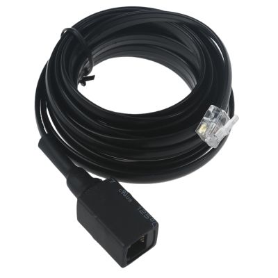Fowspvzn Mic Extension Cable 6 Pin 3 Meters Black Cord for FTM-100DR 3200DR FT-7800 FT-8800 FT-1907 FTM-400DR FTM-400XDR 400DE
