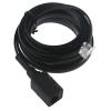 Fowspvzn Mic Extension Cable 6 Pin 3 Meters Black Cord for FTM-100DR 3200DR FT-7800 FT-8800 FT-1907 FTM-400DR FTM-400XDR 400DE view 1