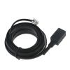 Fowspvzn Mic Extension Cable 6 Pin 3 Meters Black Cord for FTM-100DR 3200DR FT-7800 FT-8800 FT-1907 FTM-400DR FTM-400XDR 400DE view 3