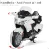 Risopen 1:12 Motorcycle Model Toy for Honda Goldwing Metal Die-cast with Plastic Motorcycle Model for Welly No Assembly Required Mini Finished Moto Gift for AdultWhite view 3