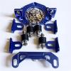 RC Boat Parts Universal Engine Mount Aluminum Alloy Engine Mount CNC Machined for 26,29,30,32cc(Blue) view 1