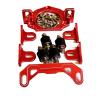 RC Boat Parts Universal Engine Mount Aluminum Alloy Engine Mount CNC Machined for 26,29,30,32cc(Blue) view 2