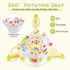 BABY JOY Baby Jumpers and Bouncers, Infant Activity Center with Music Lights Sounds, 360 Rotating Seat and 3 Adjustable Heights, Baby Play and Learning Center for 6-12 Months view 4