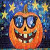 1000 Piece Adult Jigsaw Puzzle, Sunglasses Pumpkin, Mosaic Stars Adult Family Jigsaw Puzzle, Birthday Gift for Home Decoration view 1