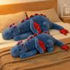 ARELUX Giant 50in 3Lb Big Blue Dragon Large Stuffed Animals Cute Plush Toy Fuzzy Jumbo Dinosaur Pillow Plushies with Wings Cuddly Soft Pterosaur Plushie for Friends Family Member view 3