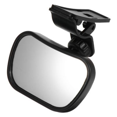 MOBUTOFU 2sets Rear View Mirror for Car Backseat Observation Mirror Installation for Monitoring Movements Shower Black