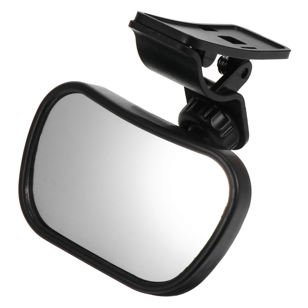 MOBUTOFU 2sets Rear View Mirror for Car Backseat Observation Mirror Installation for Monitoring Movements Shower Black