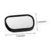 MOBUTOFU 2sets Rear View Mirror for Car Backseat Observation Mirror Installation for Monitoring Movements Shower Black view 2